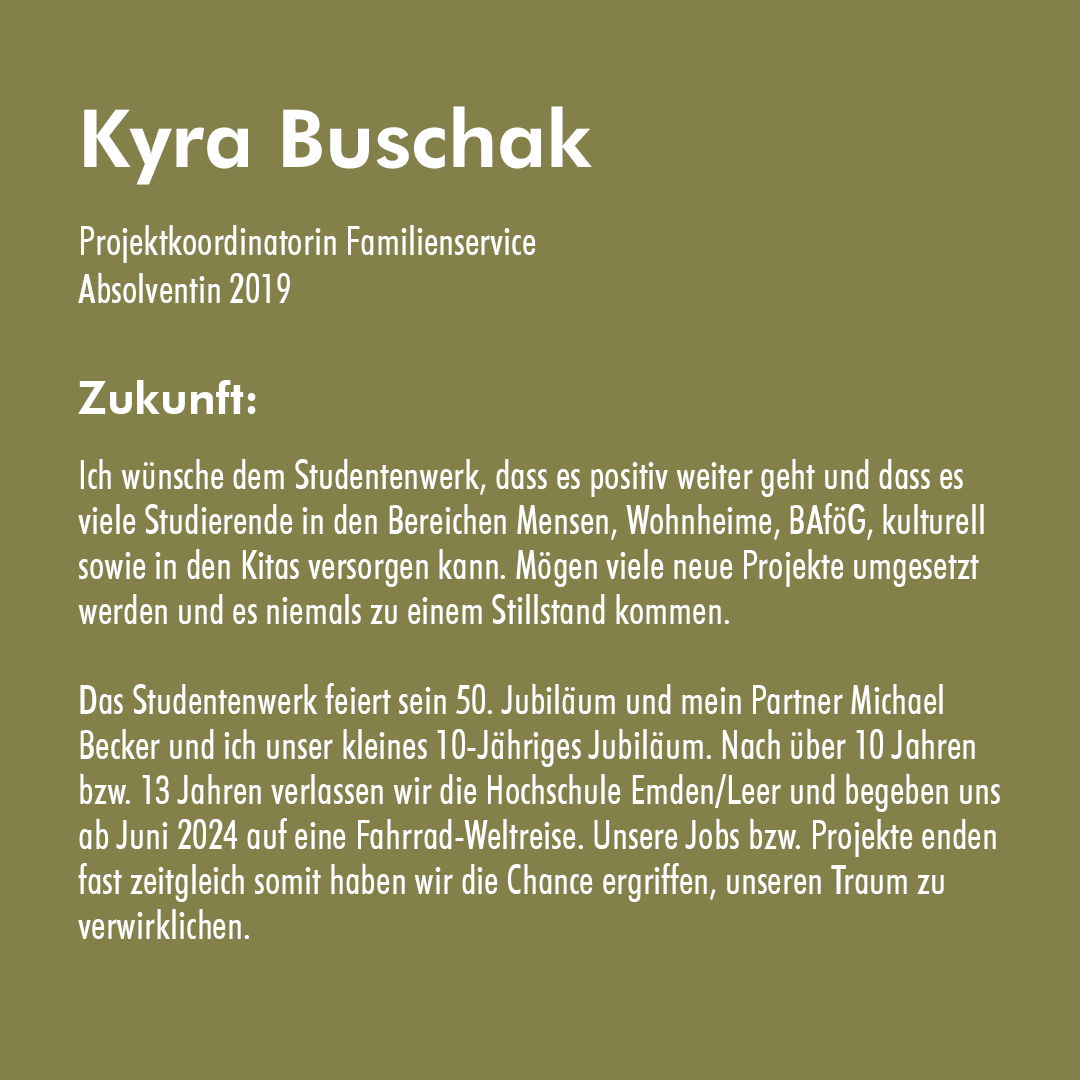 Kommentar von Kyra Buschak