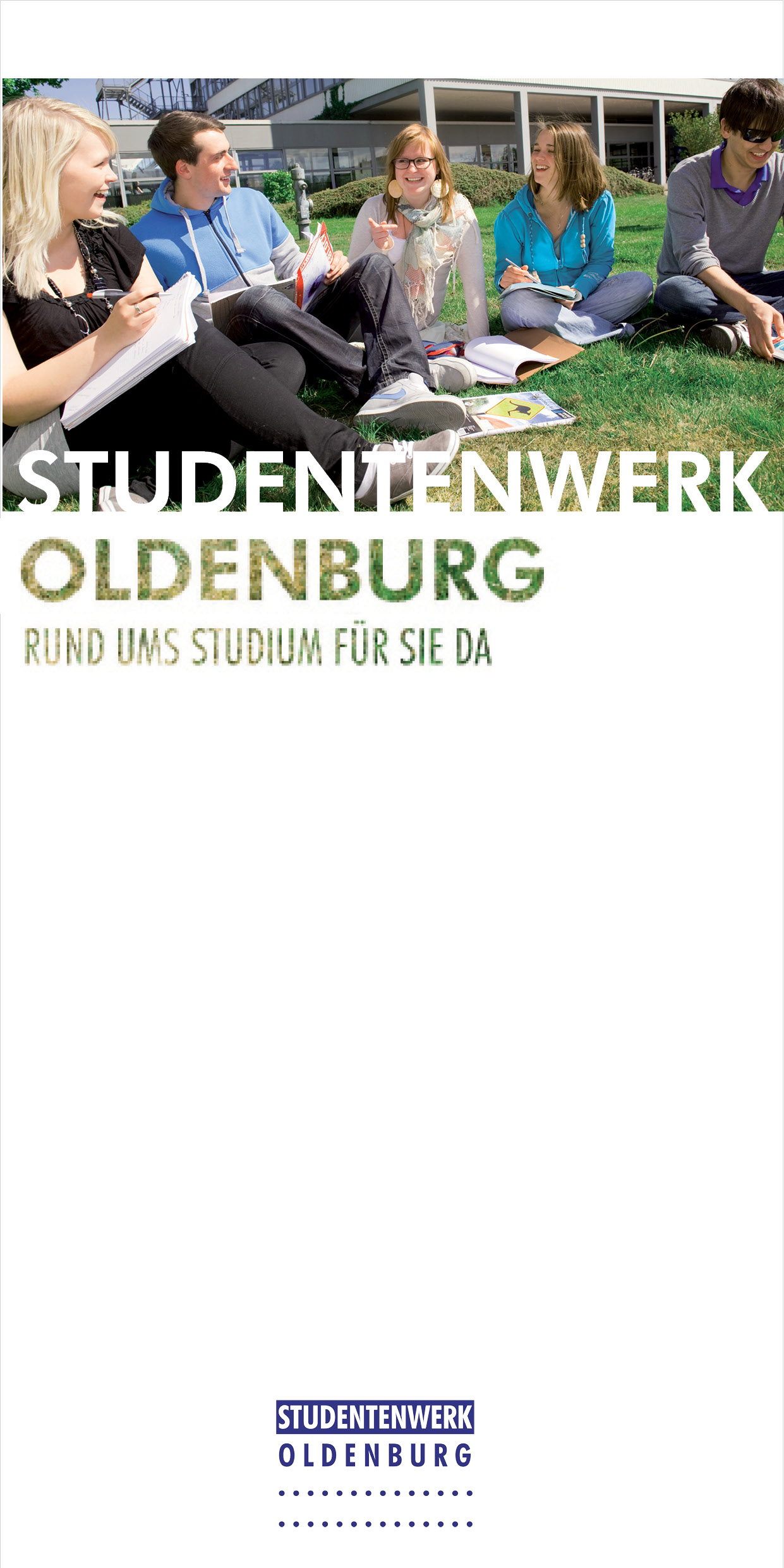 Faltblatt Studentenwerk Oldenburg in WHV - Titel
